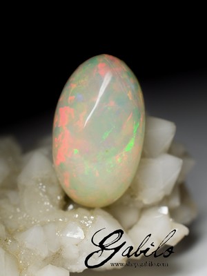 Ethiopian opal oval 13x21 cabochon 11.5 carat