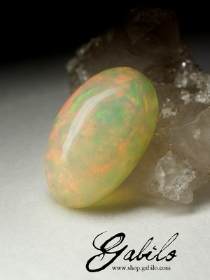 Ethiopian opal oval 13x21 cabochon 11.5 carat