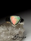 Ring with Ethiopian opal