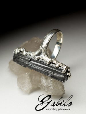 Silver ring with silver