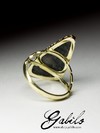 Labradorite Moonstone Gold Ring