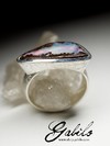Ring with boulder opal