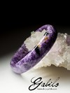 Bracelet made from solid charoite
