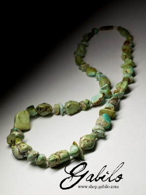 Large beads of turquoise