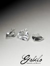 Rock crystal set 3.30 carat with certificate