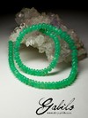 Beads from chrysoprase