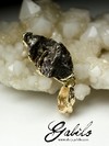 Meteorite Gold Pendant