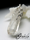 Large Rock Crystal Silver Necklace