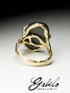 Labradorite gold ring