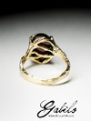 Hessonite Garnet Gold Ring