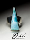 Ring with larimar in silver