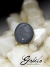 Black opal 6x7 oval 1.10 ct with gem report MSU