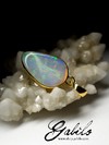 Australian opal gold pendant 