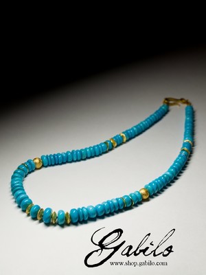 Turquoise Beded Necklace