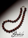 Beads of red jasper