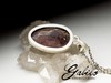Fire Agate Silver Necklace