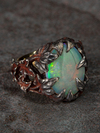 Fall Ivy - Crystal Opal silver ring