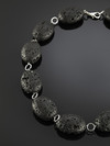 Beads made of volcanic lava