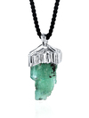Emerald crystal pendant