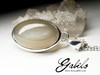 Moonstone silver pendant with chatoyant effect