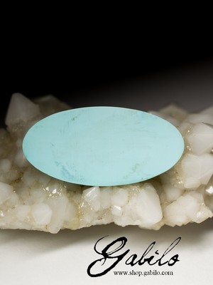 Cabochon of Armenian turquoise 14.15 carat