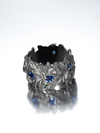 Blue Sapphire Ivy gold ring