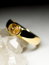 Topaz Imperial Golden Ring with Jewelry Report MSU