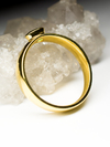 Verdelite gold ring