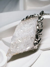 Big Rock Crystal Silver Pendant